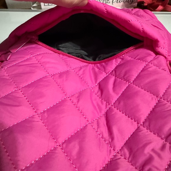 Pink Quilted Backpack - Picture 2 of 10